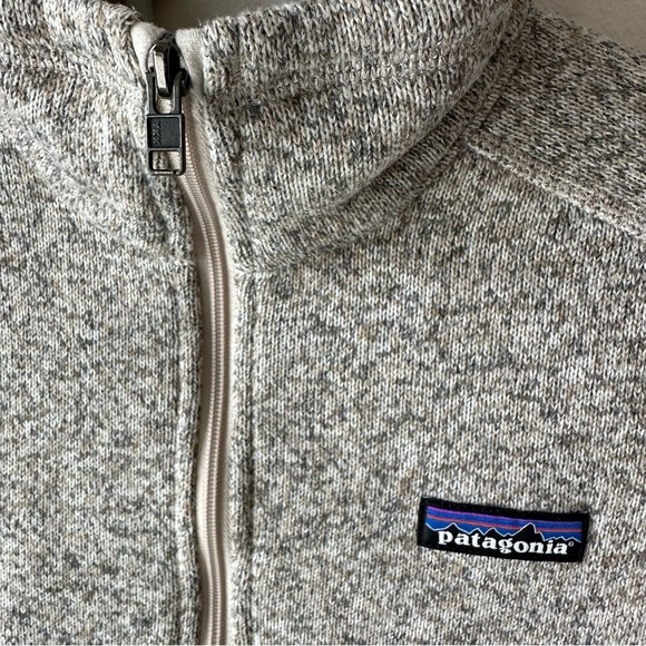 Patagonia // Women's Better Sweater 1/4 Zip Pullover Pelican Size S - Picture 3 of 12